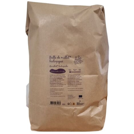 Recharge pour oreiller millet bio 15 litres/2kg (1/2)