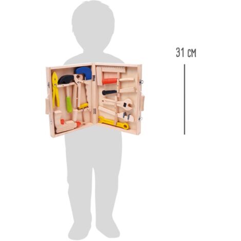Boîte à Outils Pour Enfants Avec Accessoires, Banc De Construction Colore Marteau Ensemble De Jouets Pour Garcons Et Filles Amz B