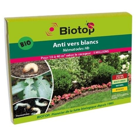 Biotop - Nématodes Sf anti mouche terreaux, taupins, chenilles 5M