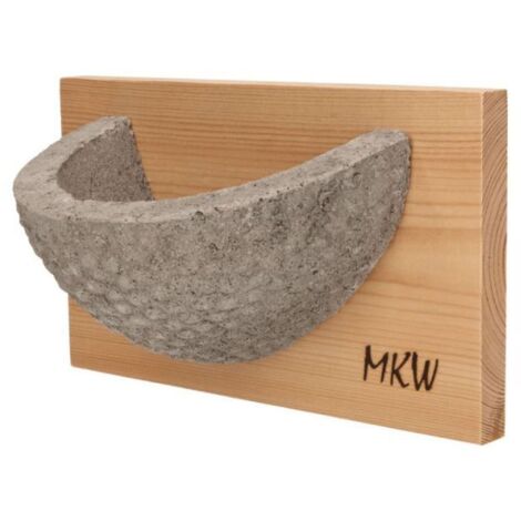 Nichoir simple hirondelle rustique en bois de pin certifié FSC – Dimensions 15x25x13 cm – Refuge sécurisé pour nidification – MKW