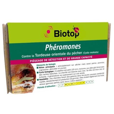 Phéromone Tordeuse orientale du pêcher (2 capsules) (1/2)