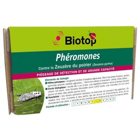 Phéromone Zeuzère du poirier (2 capsules) (1/2)