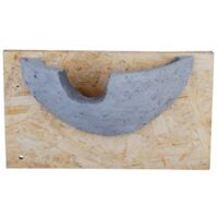 Nichoir hirondelle de fenêtres en béton et bois – Ouverture spacieuse – Dimensions 9,1 x 24,2 x 14,7 cm – Installation facile – Best For Birds