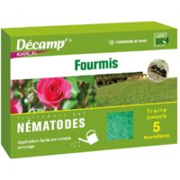 Nématodes SF anti fourmis 5M – Traitement biologique ciblé – Action rapide en 48h – Pour larves de ravageurs spécifiques – Décamp'