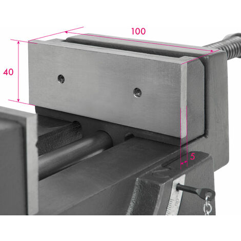 Mesa fresadora con adaptador universal EBERTH