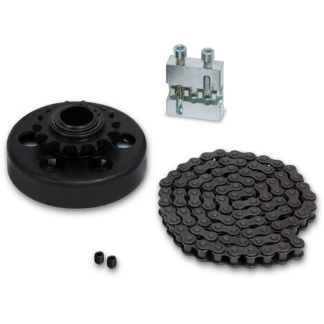 Embrague centrífugo eje 25mm con cadena 428 1,2m kit herramientas kart moto EBERTH (1/5)