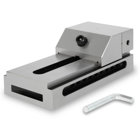 Tornillo banco precisión ancho 125mm sujeción 160mm altura 50mm acero robusto EBERTH (1/5)