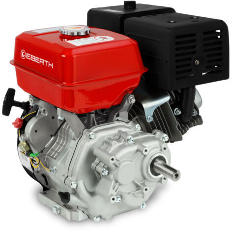 Motor térmico gasolina 15CV kart con reductor 2:1 eje 25mm arranque manual 420cc EBERTH