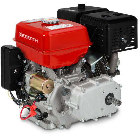Motor gasolina 15CV 11,03kW 4 tiempos embrague húmedo eje 22mm arranque eléctrico 420cc EBERTH
