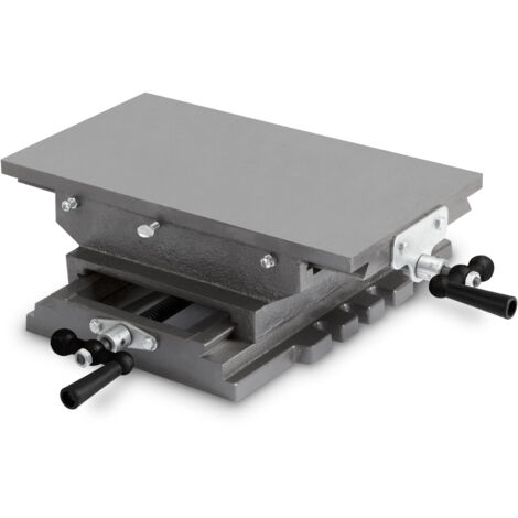 Mesa en cruz fundición y acero mesa 200x360mm altura 120mm mordaza 2 ejes taladro EBERTH (1/5)