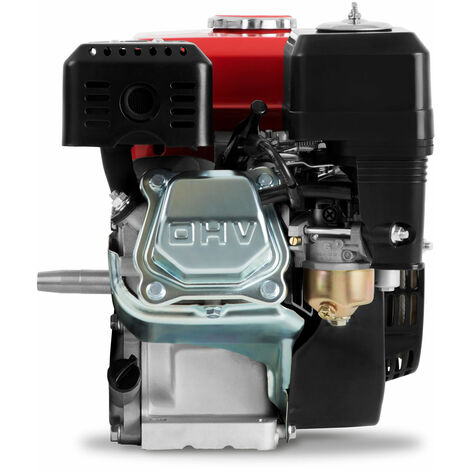 Motor de gasolina, motor de gasolina de 4 tiempos y 6.5 HP, motor de  arranque refrigerado por aire OHV, motor de gas de un solo cilindro  refrigerado