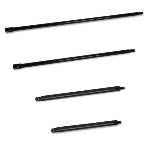 Alargador broca taladro tierra set 4 piezas 400/600/800/1000mm acero robusto EBERTH (1/5)