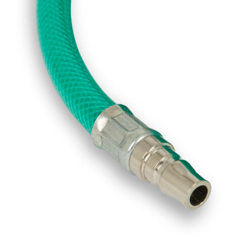 EBERTH Manguera aire comprimido 50m conexión de 3/8", manguera para compresor de aire, Ø10mm interno, Ø14mm externo, manguera de aire comprimido, manguera neumatica, presión trabajo máx. 24 bar