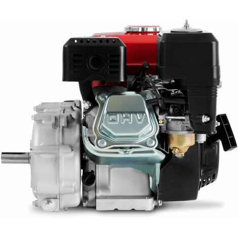 EBERTH 6,5 CV Motor a gasolina con Embrague de baño de aceite (Arranque électrico, 20 mm Eje, Seguridad por falta de aceite, 1 Cilindro, 4 Tiempos, refrigerado por aire)