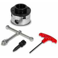 Plato torno 4 garras Ø80mm autocentrante conexión 1"-8TPI accesorio EBERTH