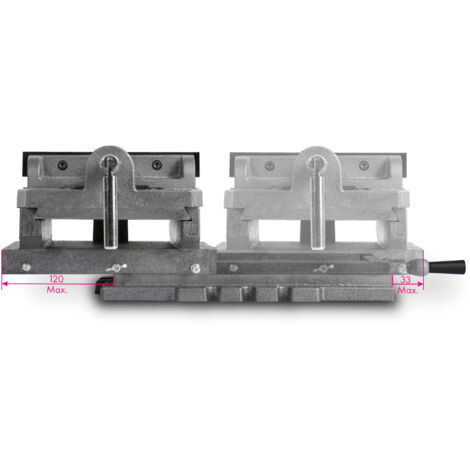 Morsa A Croce SOGI Y168/100 Per Trapano A Colonna - Professionale In Ghisa Con Ganasce In Acciaio - 100mm Larghezza - Foto 9