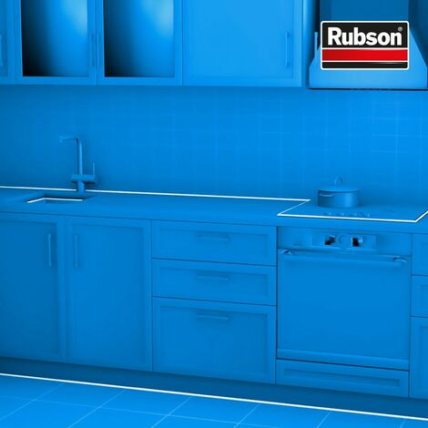 Rubson Je Jointe Mastic Transparent 200 ml, mastic étanche anti-moisissure en aérosol prêt à l'emploi, mastic silicone durable pour joints sanitaires spécial Bain & Cuisine