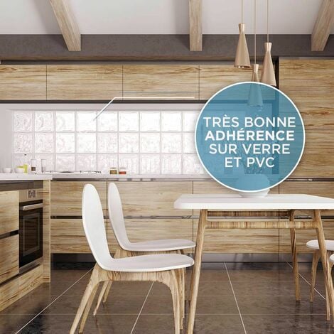 PATTEX Colle de Fixation Pavés de Verre à base de polymère haute performance - Cartouche de 470 gr