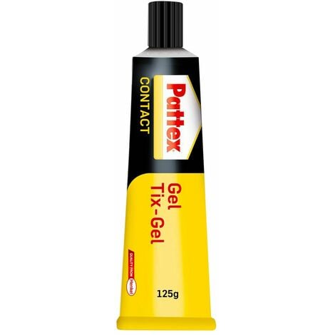 Pattex Colle contact type néoprène - Formule Gel tous matériaux - tube 125 gr