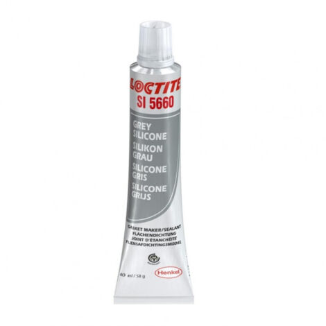 Loctite – Silicone gris 40mL – Résistant aux huiles et liquides de refroidissement – Pour joints métalliques et plastiques – Application rapide