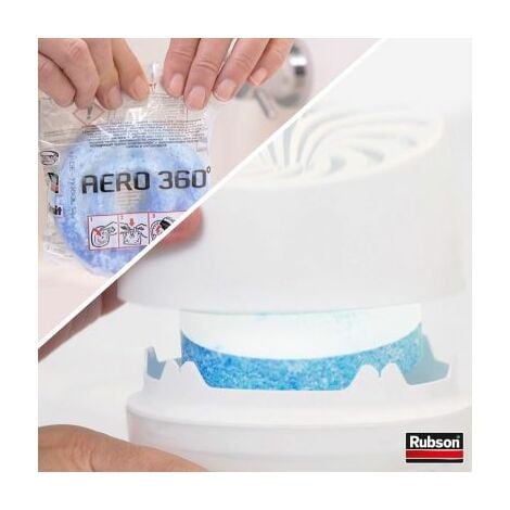 Rubson AERO 360° Déshumidificateur d'Air - Blanc/Bleu