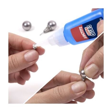 Loctite Super Glue-3 Spécial plastiques, colle forte pour tout plastique,  colle transparente à séchage immédiat, tube de colle 2 g et stylo  activateur