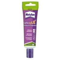 Metylan Colle Max Retouch'Express, colle pour raccords papiers peints, colle frise, sticker et galons - Tube 60g