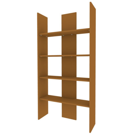 Libreria versatile: design moderno, montaggio facile, ideale per soggiorno, studio e cameretta - Zolfo