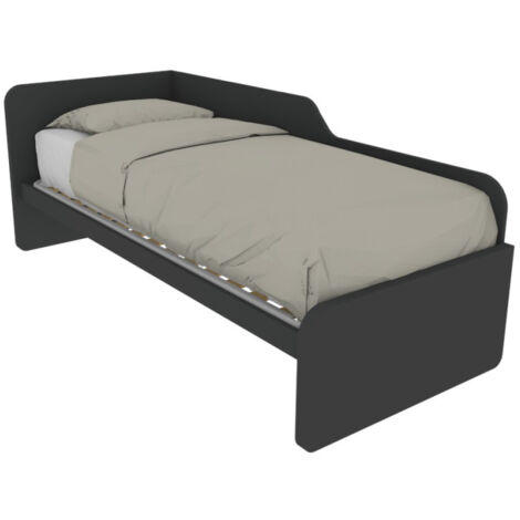 Divano letto sagomato 80x190 Basalto