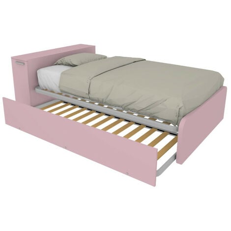 Letto una piazza e mezza 120x190 con contenitore e secondo letto estraibile  Cipriaf3c4ff