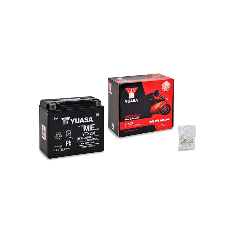 Yuasa - Batterie moto YUASA YTX9-BS 12V 8Ah - 1001Piles Batteries