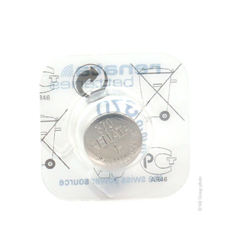 Pile bouton oxyde argent SR pour Renata 377 - 1001Piles Batteries