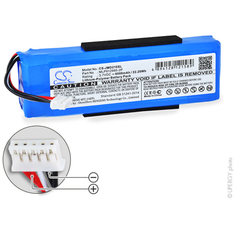 NX Batterie enceinte bluetooth pour JBL 3.7V 6000mAh — free download