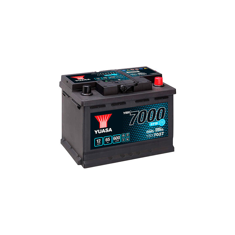 Yuasa - Batterie voiture Yuasa Start-Stop EFB YBX7027 12V 65Ah 600A-Yuasa -  Cdiscount Auto