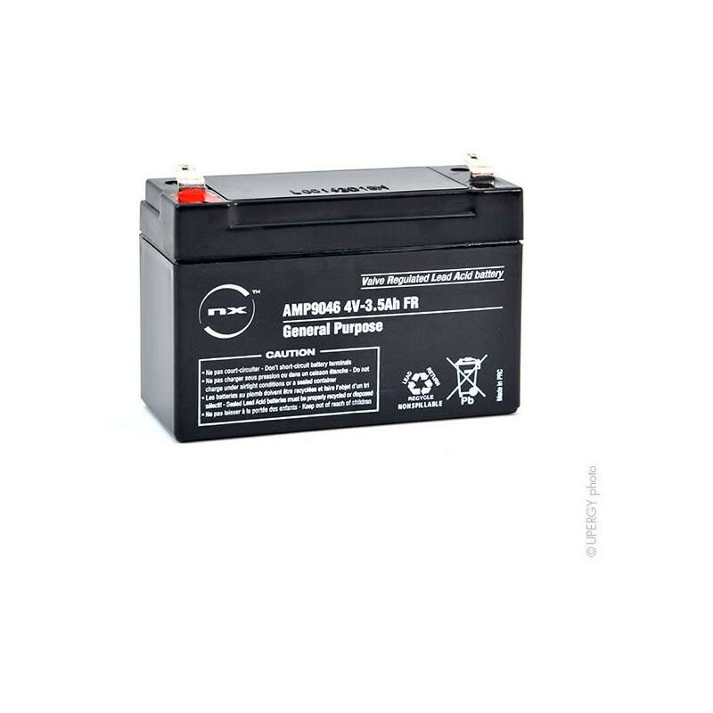 Batterie rechargeable au plomb 4V 4Ah