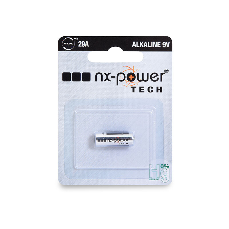 NX - Pile alcaline blister x1 29A Nx-Power Tech 9V 18mAh