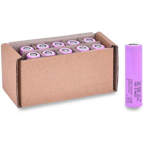 Samsung – Accu lithium-ion 18650 3.6V 3.5Ah – Pile rechargeable haute capacité – Idéal pour appareils électroniques – Technologie avancée - INR18650-35E (1/3)