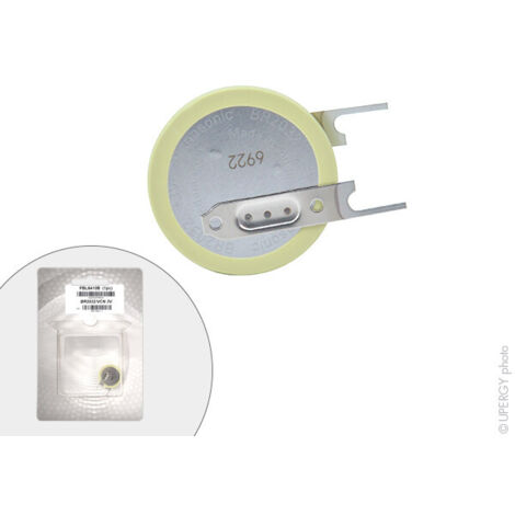 Panasonic - Pile bouton lithium blister BR2032/VCN PANASONIC 3V 190mAh (1/4)