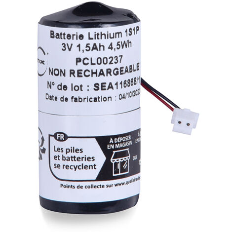 Energizer - Pile lithium CR123A 3V 1500mAh JST