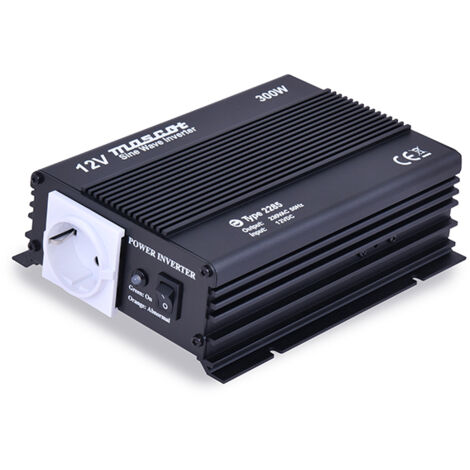 Mascot - Convertisseur DC/AC 12/230V 300W pur sinus 2285 - Sortie pinces crocodiles (1/4)