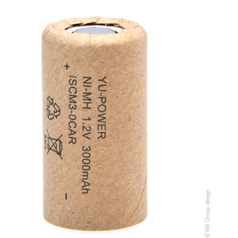 Yuasa - Accus NiMH ls SC 1SCM3-0 Cartonné 1.2V 3000mAh (1/5)