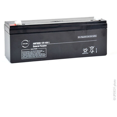 NX - Batterie plomb AGM NX 4-12 L General Purpose 12V 4Ah F4.8