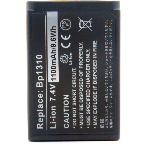 NX - Batterie  photo - caméra 7.4V 1100mAh - BP-1310BP1310ED-BP1310 (1/5)