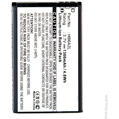 NX - Batterie téléphone portable pour Doro 3.7V 900mAh - 1001Piles