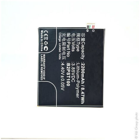 NX - Batterie téléphone, smartphone, GSM pour HTC 3.85V 2200mAh - 35H00257-00M35H002570 (1/3)