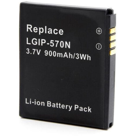 NX - Batterie téléphone, smartphone, GSM pour LG 3.7V 750mAh - LGIP-570NLGIP570N (1/4)