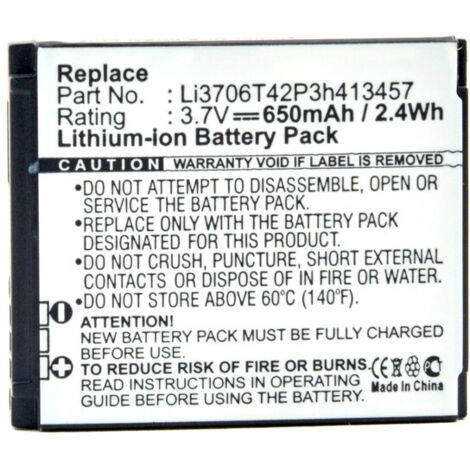 NX - Batterie téléphone, smartphone, GSM pour Vodafone 3.7V 650mAh - LI3706T42P3H413457 (1/5)