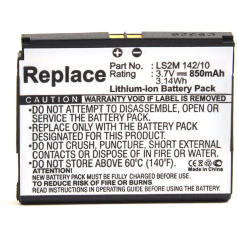 NX - Batterie téléphone, smartphone, GSM pour Sagem 3.7V 850mAh - 179134831179134849LS (1/5)