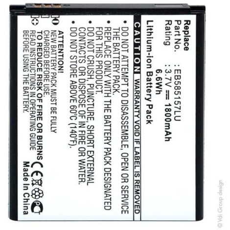 NX - Batterie téléphone, smartphone, GSM pour Samsung 3.7V 1800mAh - EB585157LU (1/5)