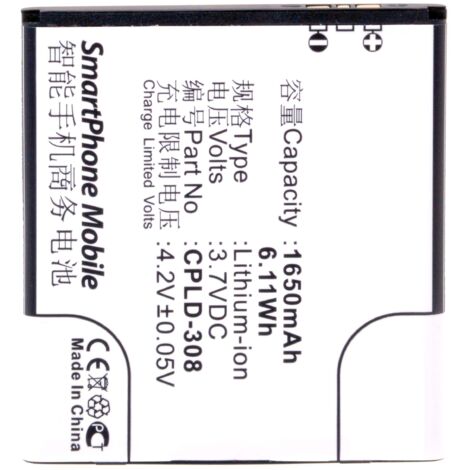 NX - Batterie téléphone, smartphone, GSM pour Coolpad 3.7V 1450mAh - CPLD-308 (1/5)